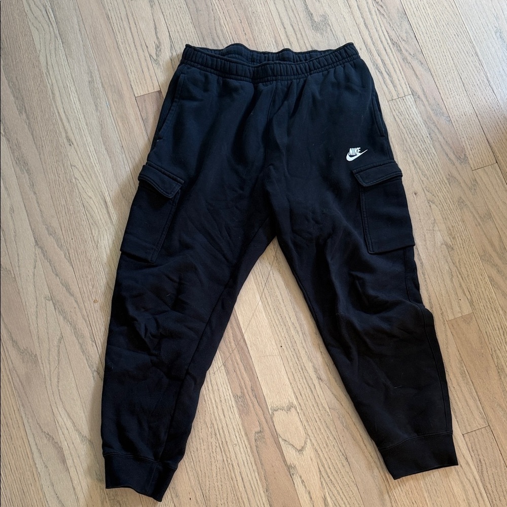 Nike Black Cargo Joggers